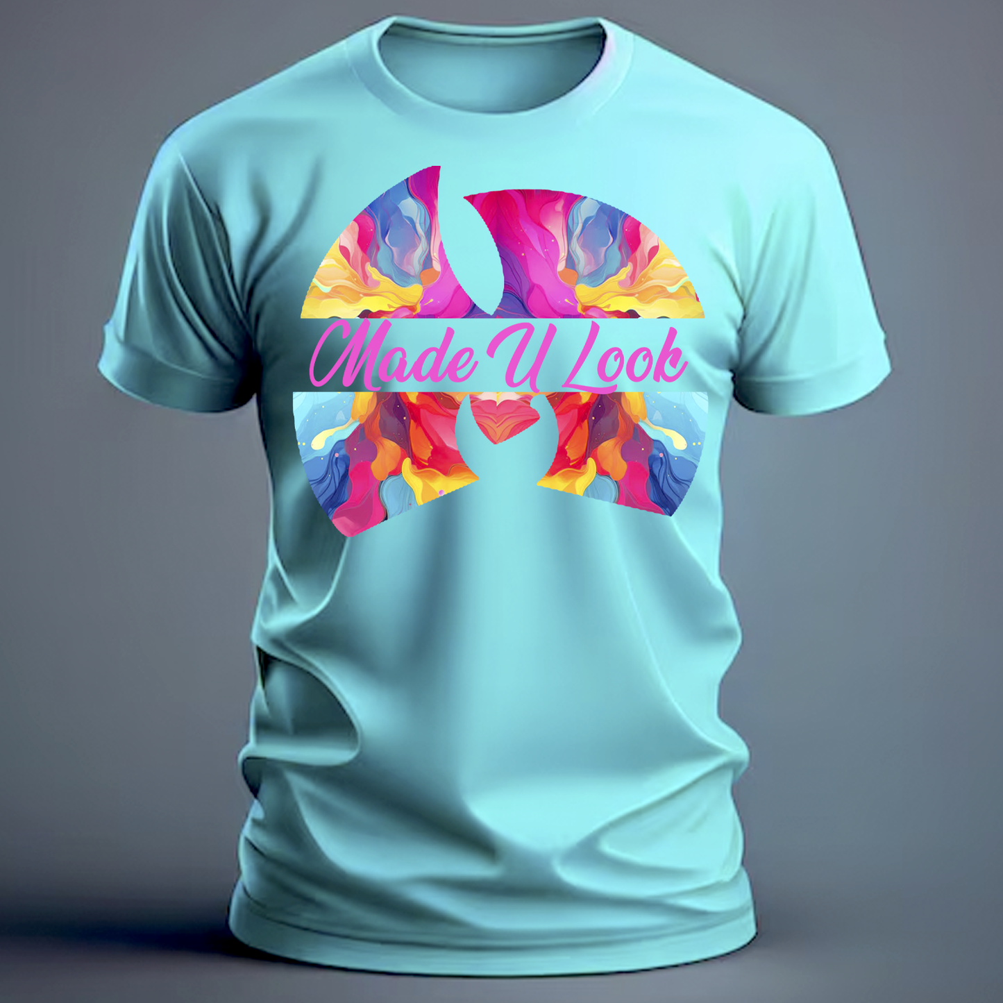 Custom M MADE U LOOK Abstract Tshirt